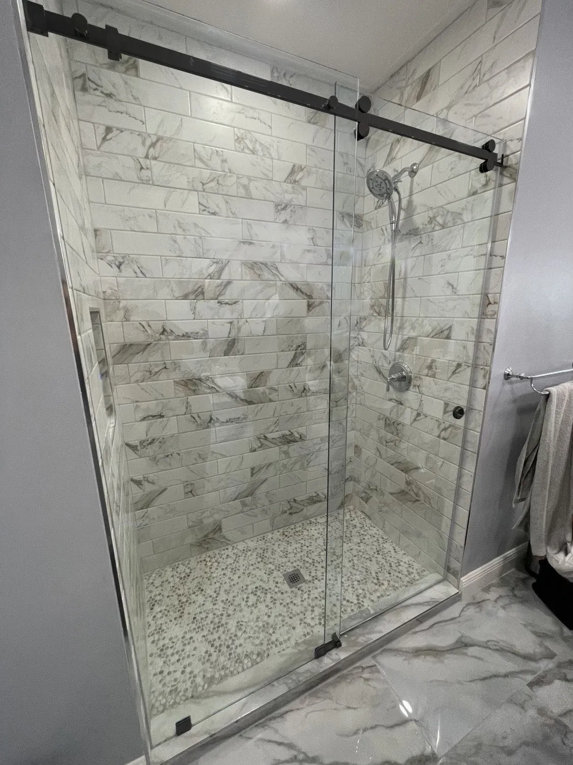 Tahoe Series Frameless Sliding Shower Door Kit