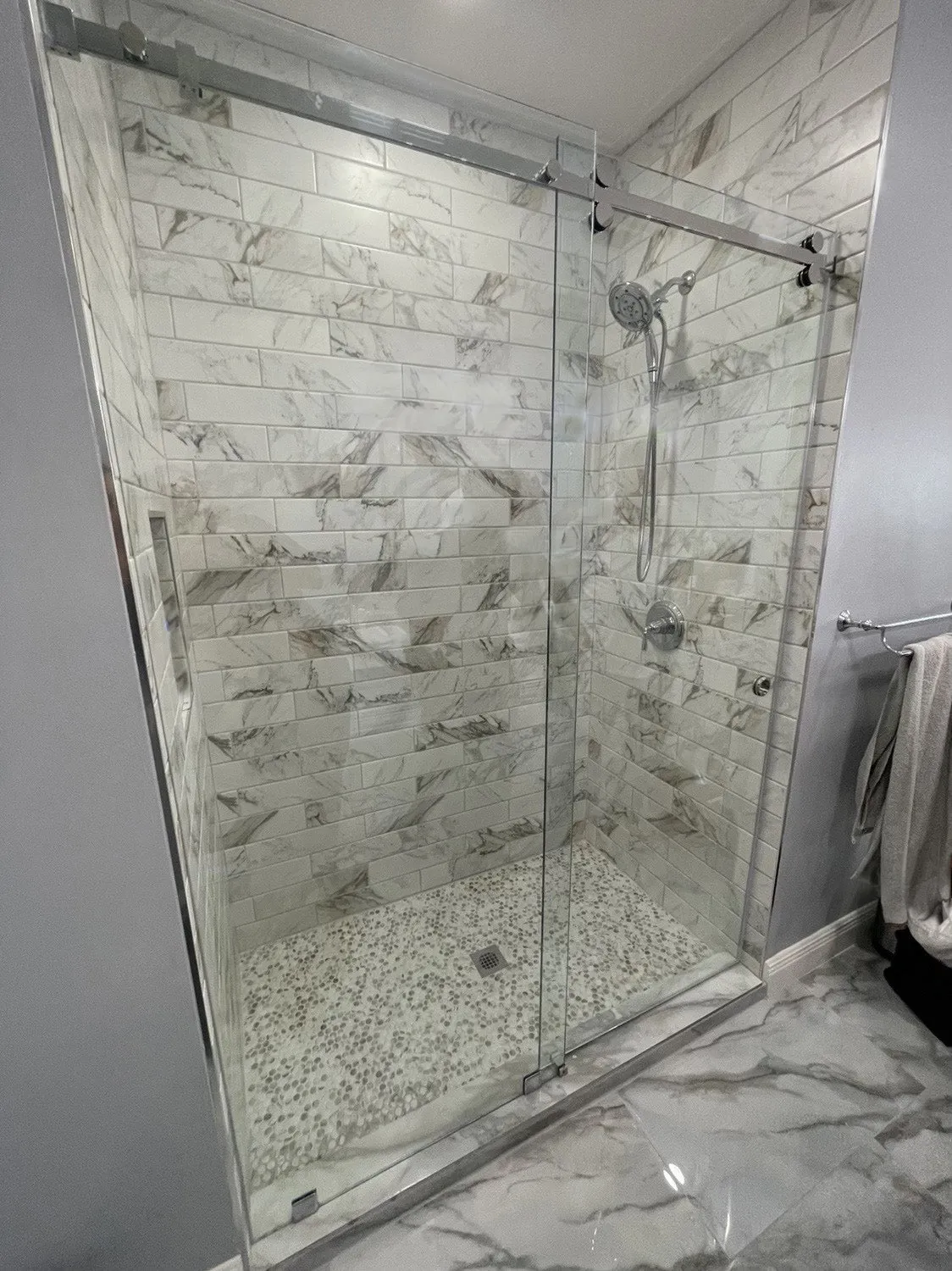 Tahoe Series Frameless Sliding Shower Door Kit