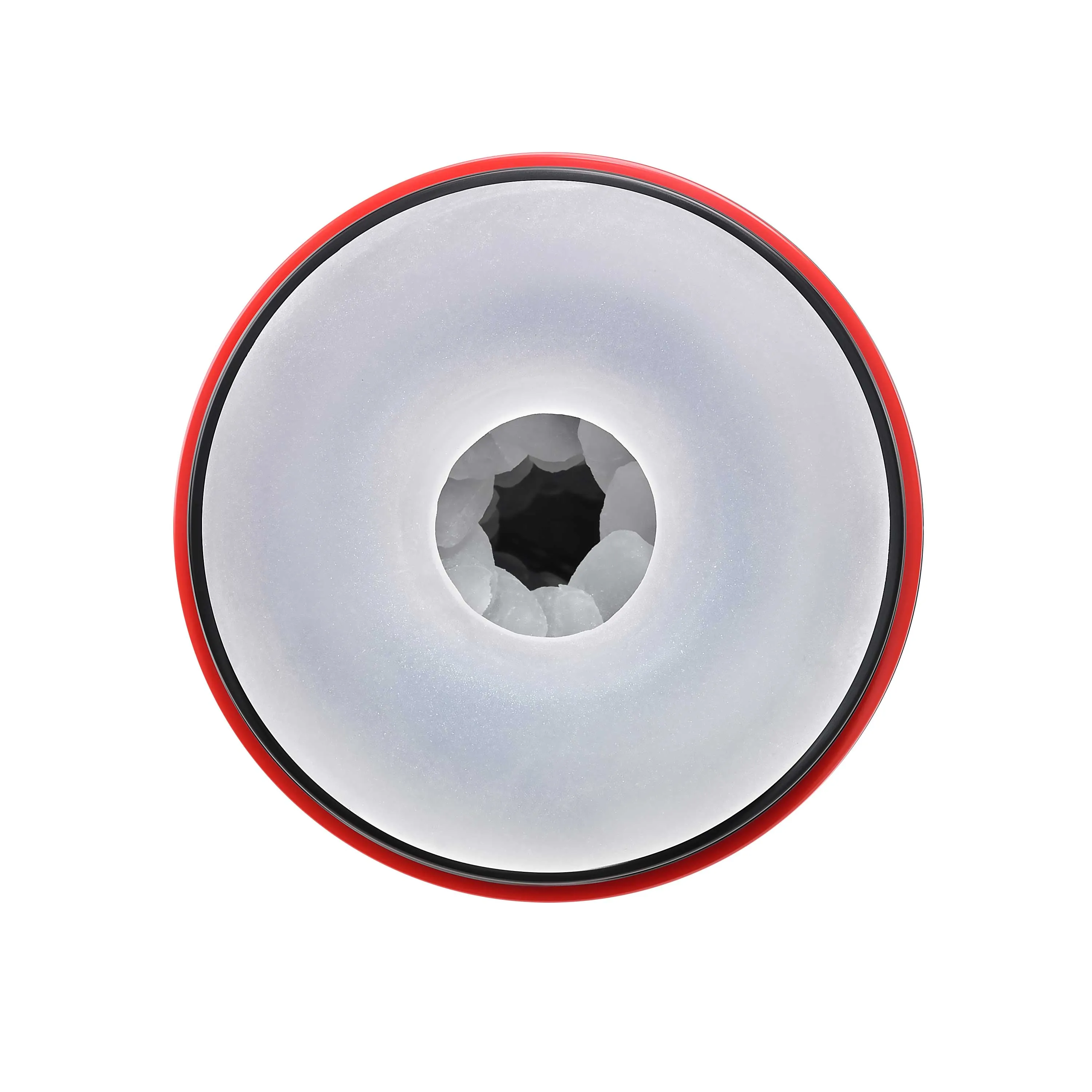 Tight Squeez Deluxe Multi-function Stroker with Voice - Black/Red