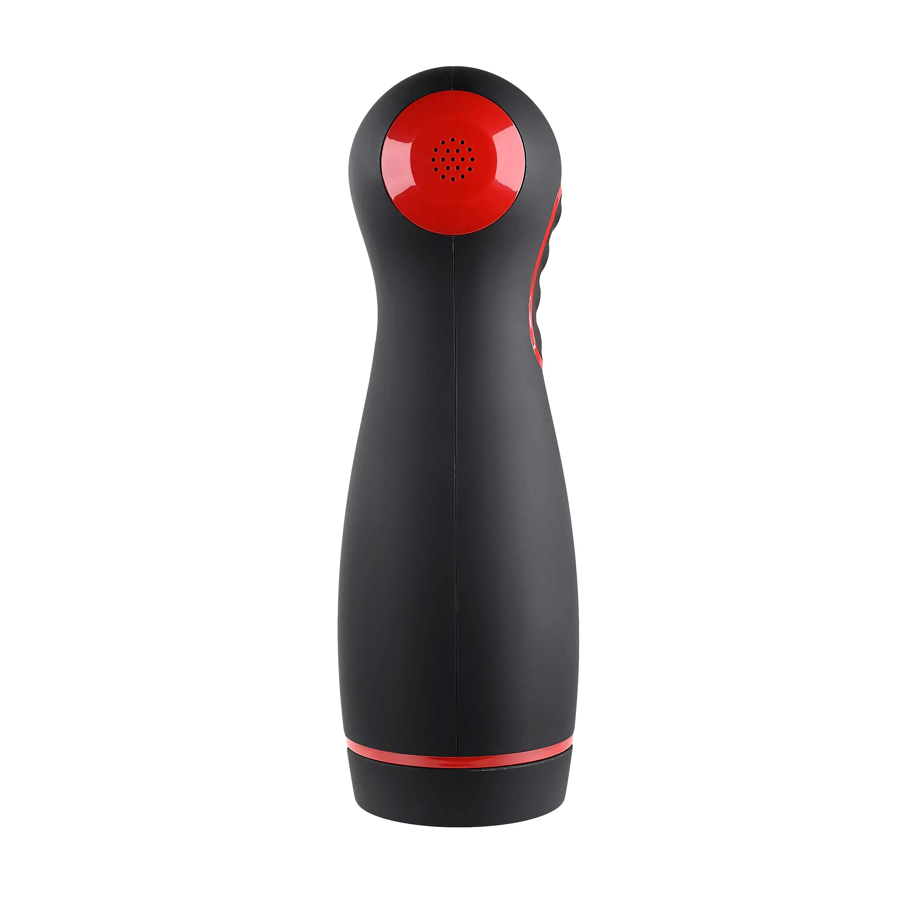 Tight Squeez Deluxe Multi-function Stroker with Voice - Black/Red
