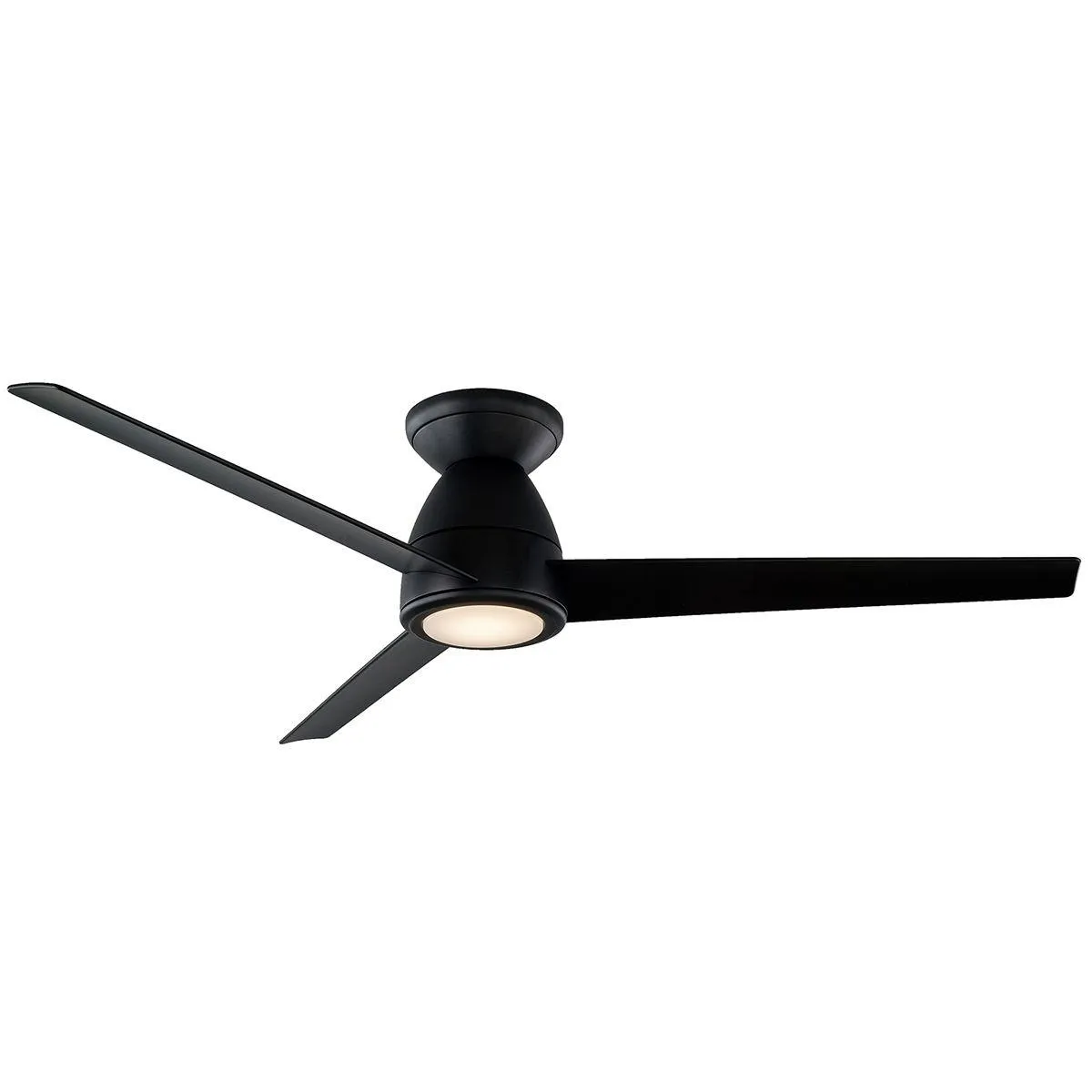Tip Top 52 Inch Matte Black LED 3500K Smart Ceiling Fan