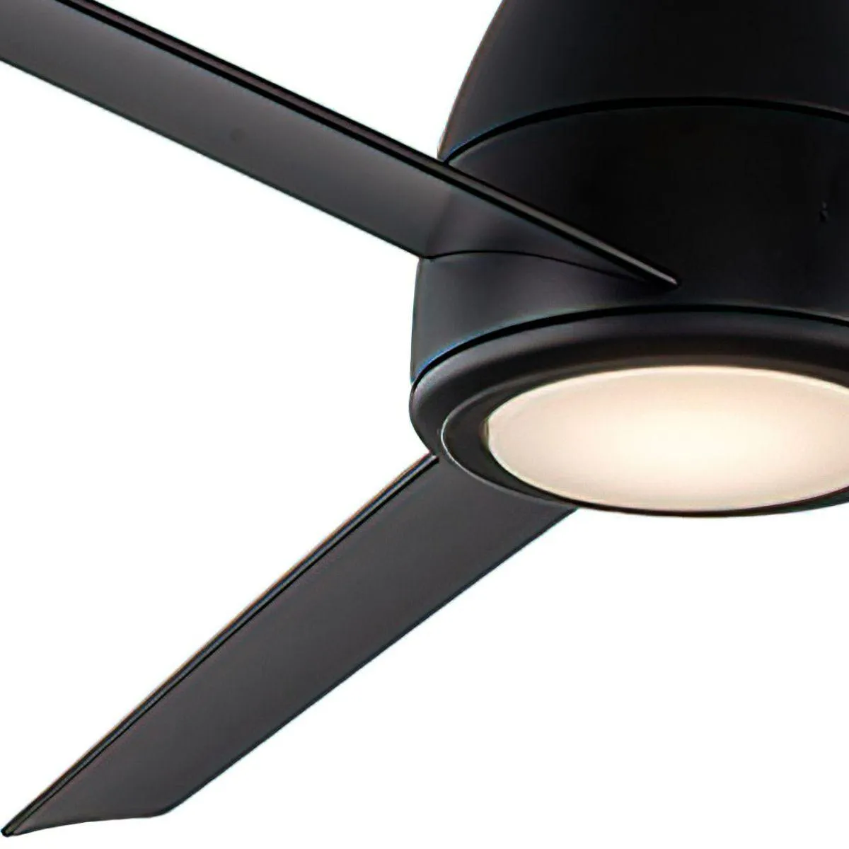 Tip Top 52 Inch Matte Black LED 3500K Smart Ceiling Fan
