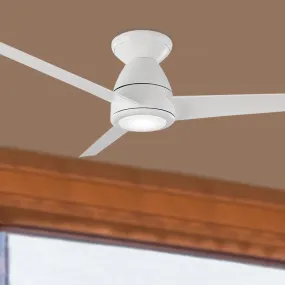 Tip Top 52 Inch Matte White LED 3000K Smart Ceiling Fan