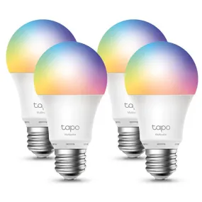 TP-Link Tapo Wi-Fi Colour E27 Smart Bulb (4 Pack)