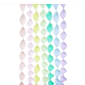 Twisty Streamer Set - Pastel Rainbow