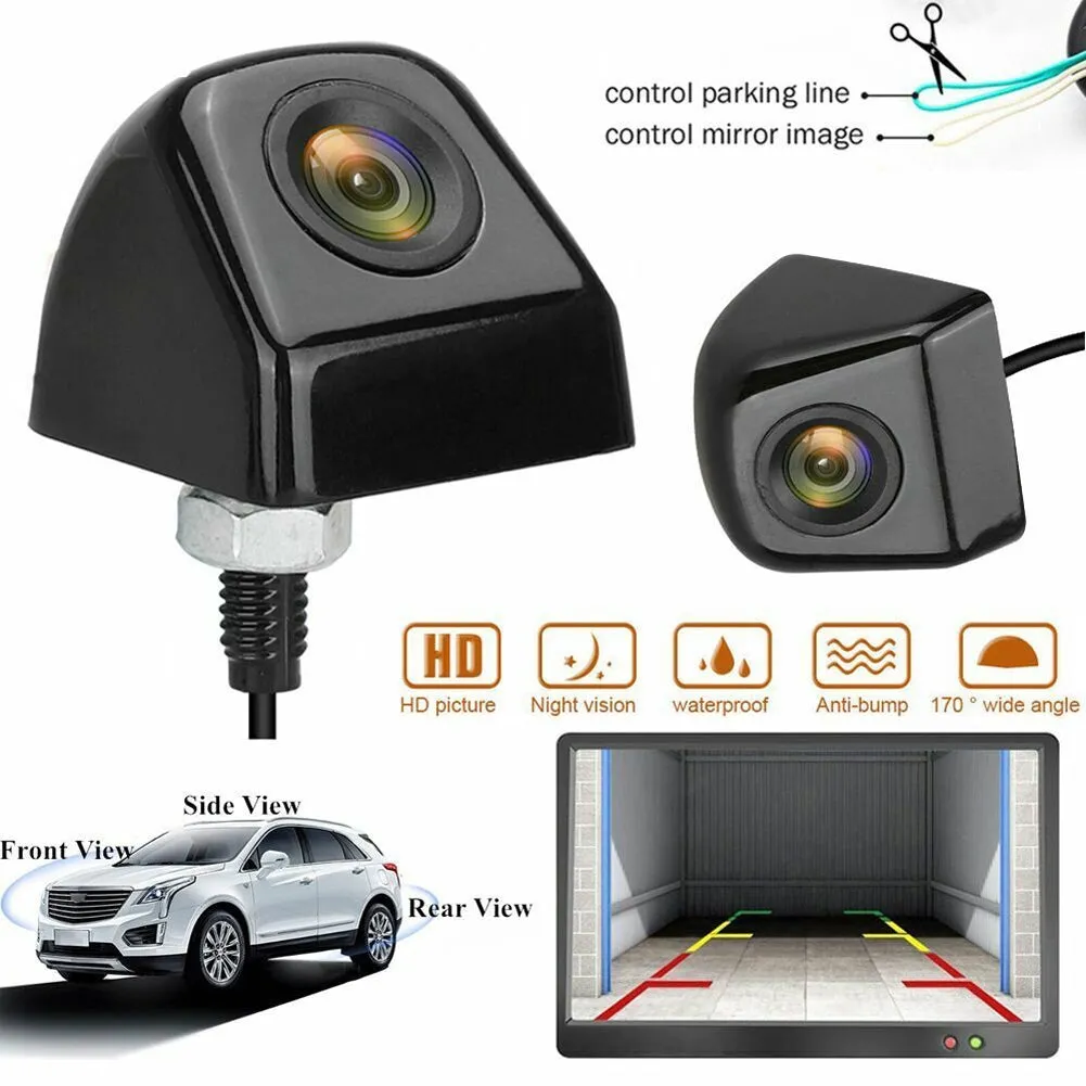 US 2.4g Wireless Car Camera Front/rear View Reversing Camcorder