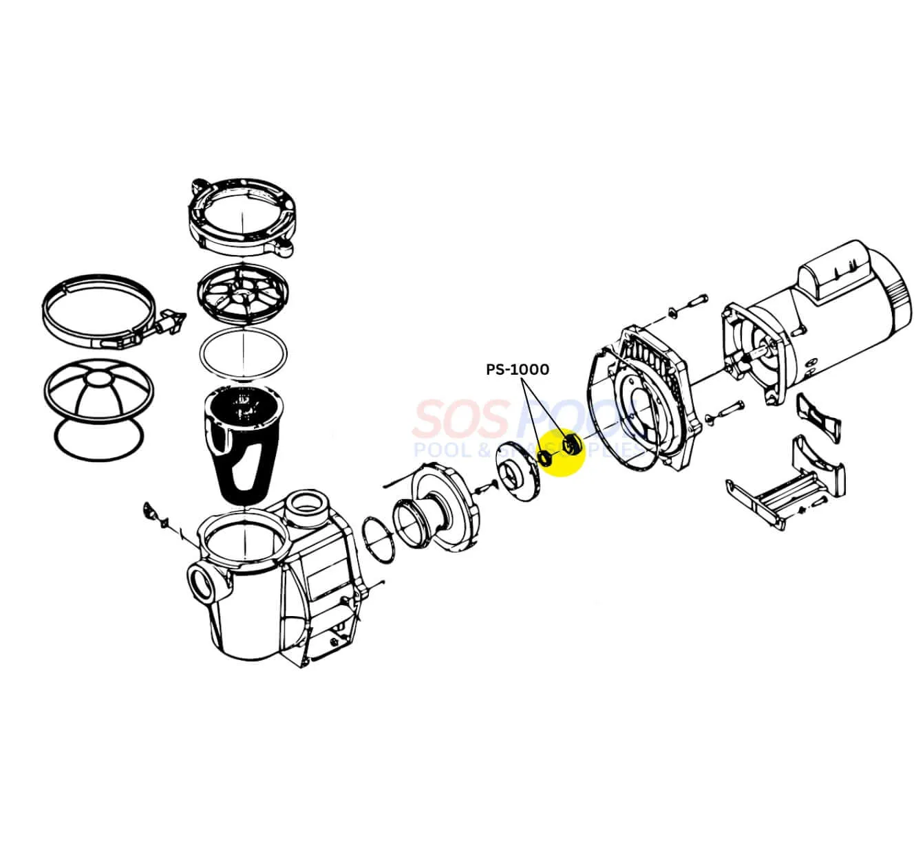 US Seal Premium Pump Shaft Seal Assembly | 5/8" Shaft | 071734S | PS-1000