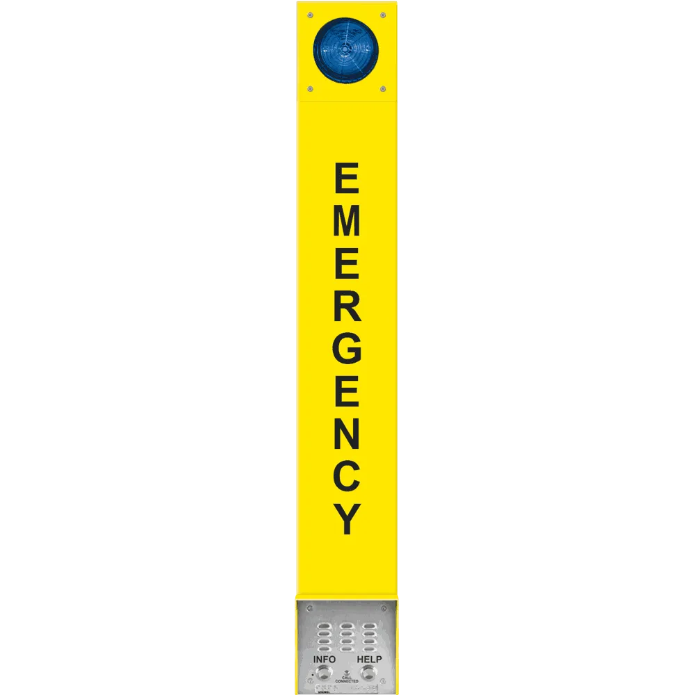 Viking E-1600-BLT2EWP Two Button ADA Compliant Emergency Tower Phone with Enhanced Weather Protection (EWP)
