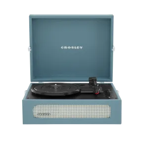 VOYAGER 2-WAY BLUETOOTH RECORD PLAYER | BLUE