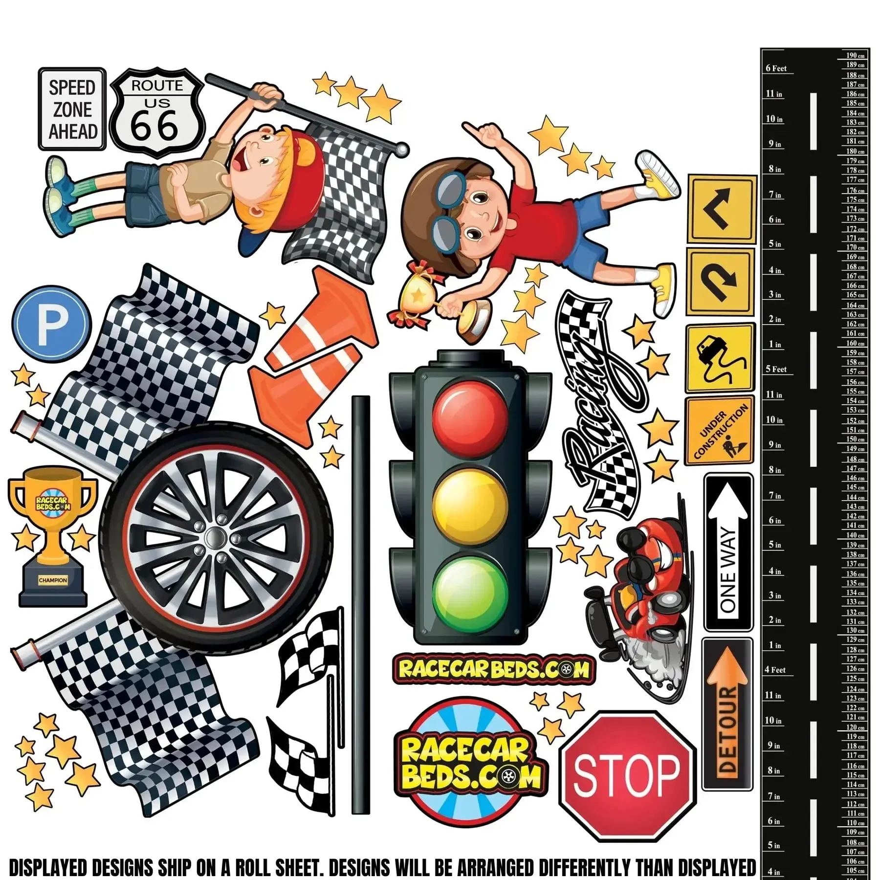 WALL STICKER SET FOR KIDS ROOM