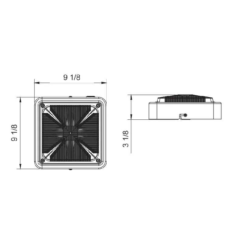 Westgate CXES 10W/20W/30W Square New Concept Garage and Ceiling Lights with Emergency Back Up Battery