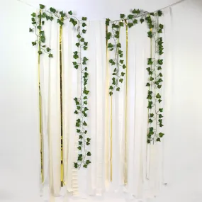 White & Gold Botanical Paper Streamer DIY Backdrop Kit