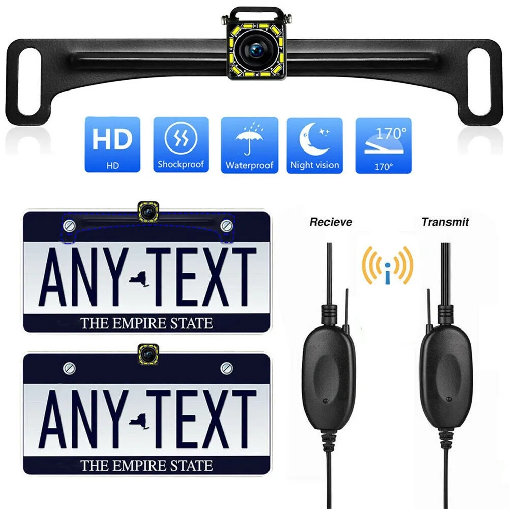 Wireless Reverse Backup Camera HD Night Vision Waterproof Rear