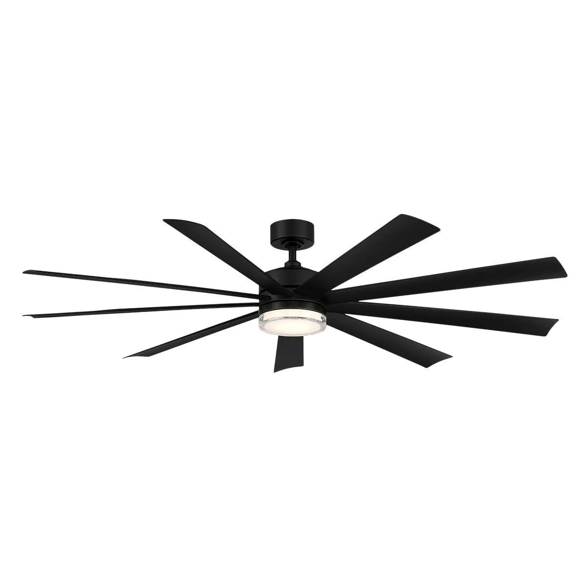 Wynd XL 72 Inch Matte Black Windmill LED Smart Ceiling Fan