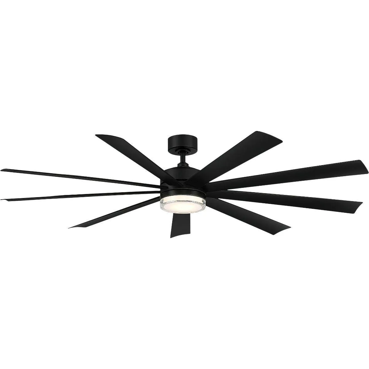 Wynd XL 72 Inch Matte Black Windmill LED Smart Ceiling Fan