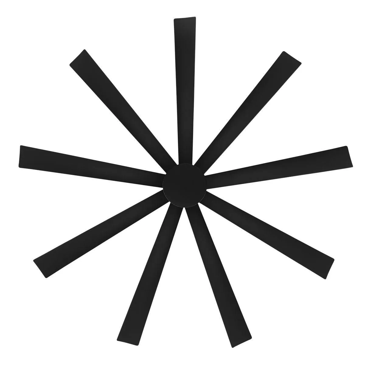 Wynd XL 72 Inch Matte Black Windmill LED Smart Ceiling Fan