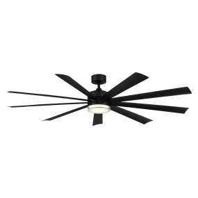 Wynd XL 72 Inch Matte Black Windmill LED Smart Ceiling Fan