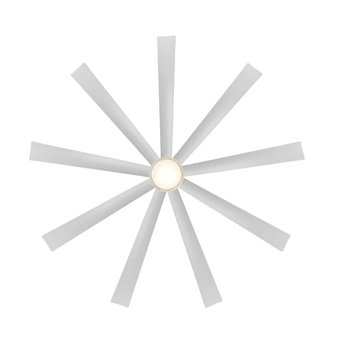 Wynd XL 72 Inch Stainless Steel Windmill LED Smart Ceiling Fan