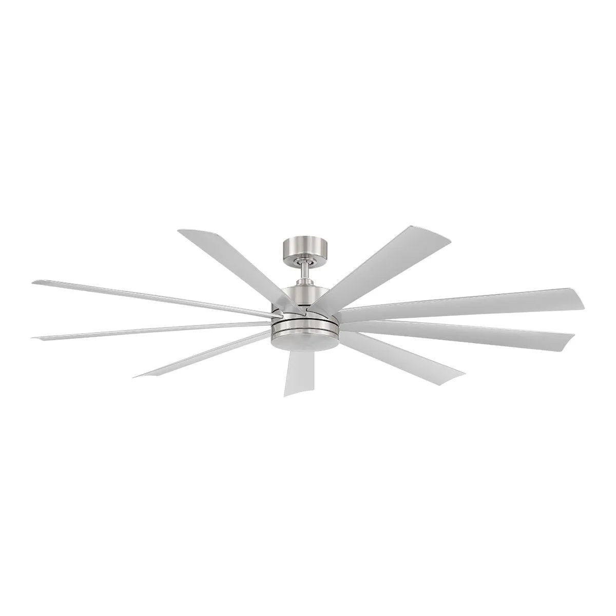 Wynd XL 72 Inch Stainless Steel Windmill LED Smart Ceiling Fan