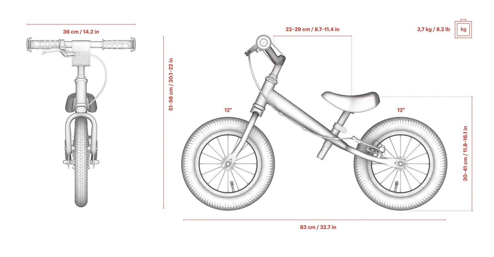 Yedoo - TooToo Balance Bike SPECIAL EDITION