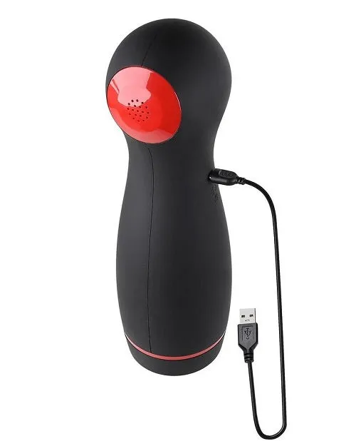 Zero Tolerance Tight Squeeze Rechargeable Masturbator - Black
